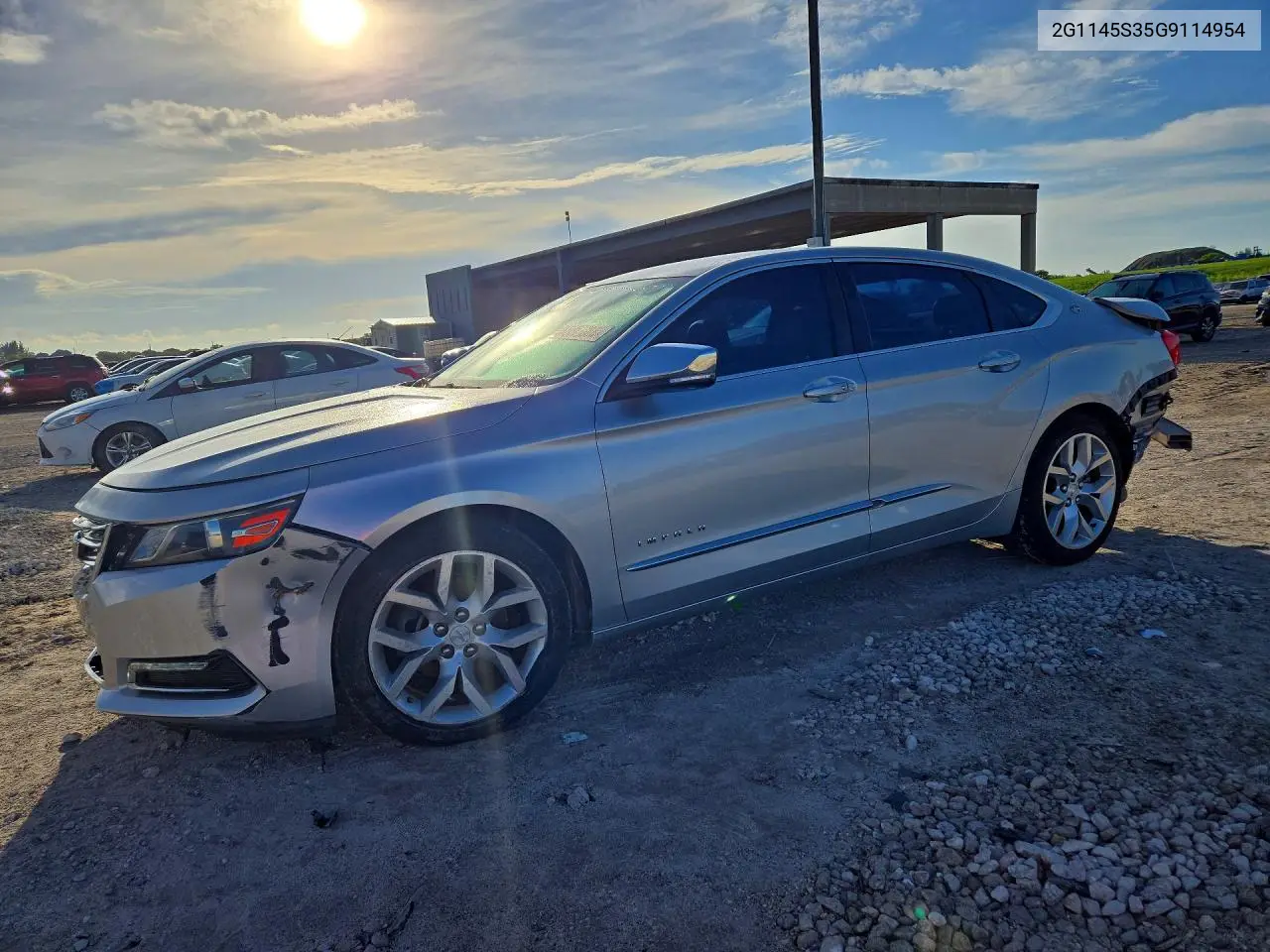 CHEVROLET IMPALA 2016, VIN 2G1145S35G9114954