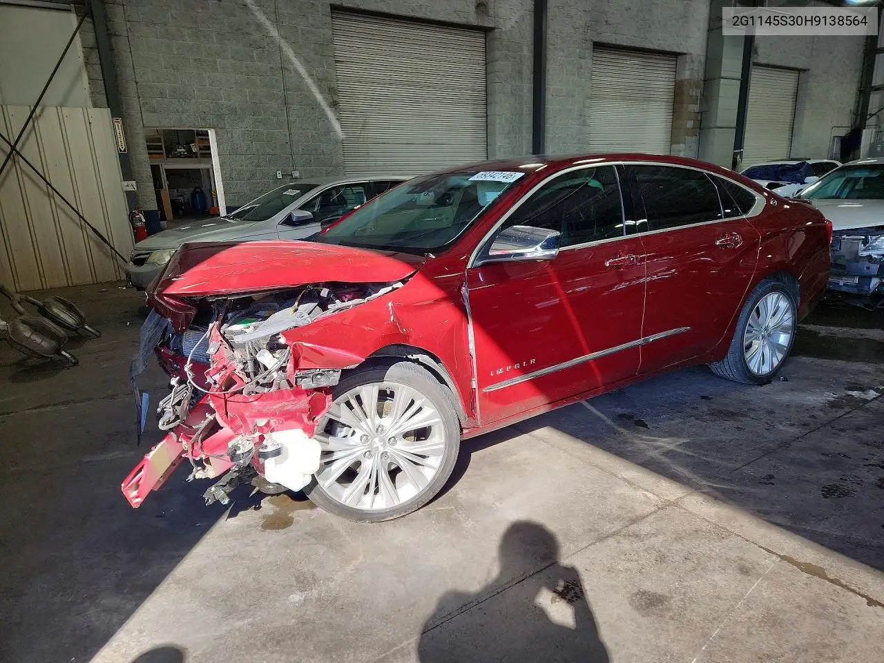 CHEVROLET IMPALA 2017, VIN 2G1145S30H9138564