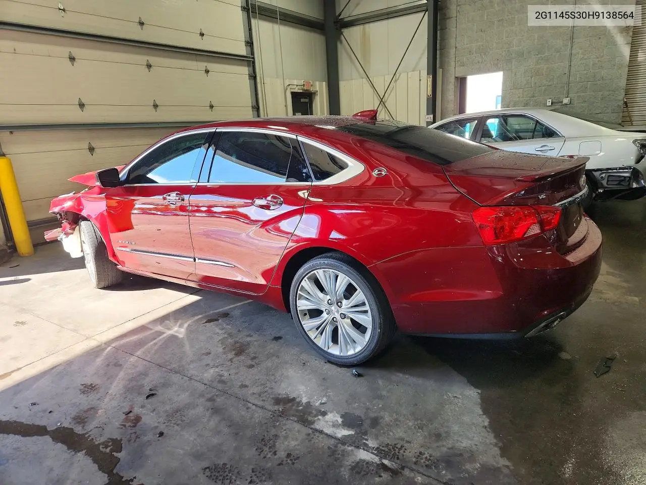 2017 CHEVROLET IMPALA VIN 2G1145S30H9138564 — фото 2