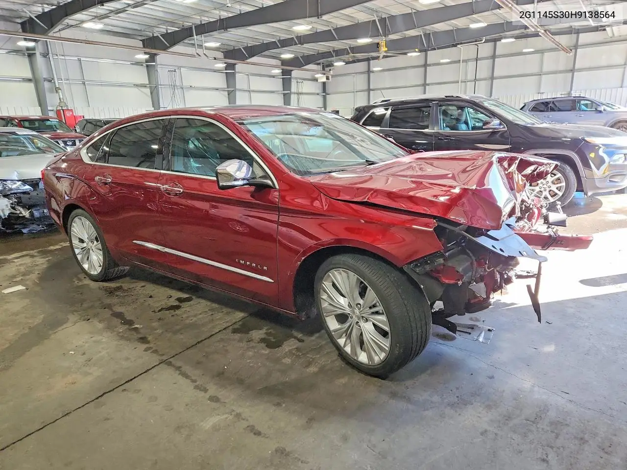 2017 CHEVROLET IMPALA VIN 2G1145S30H9138564 — фото 4