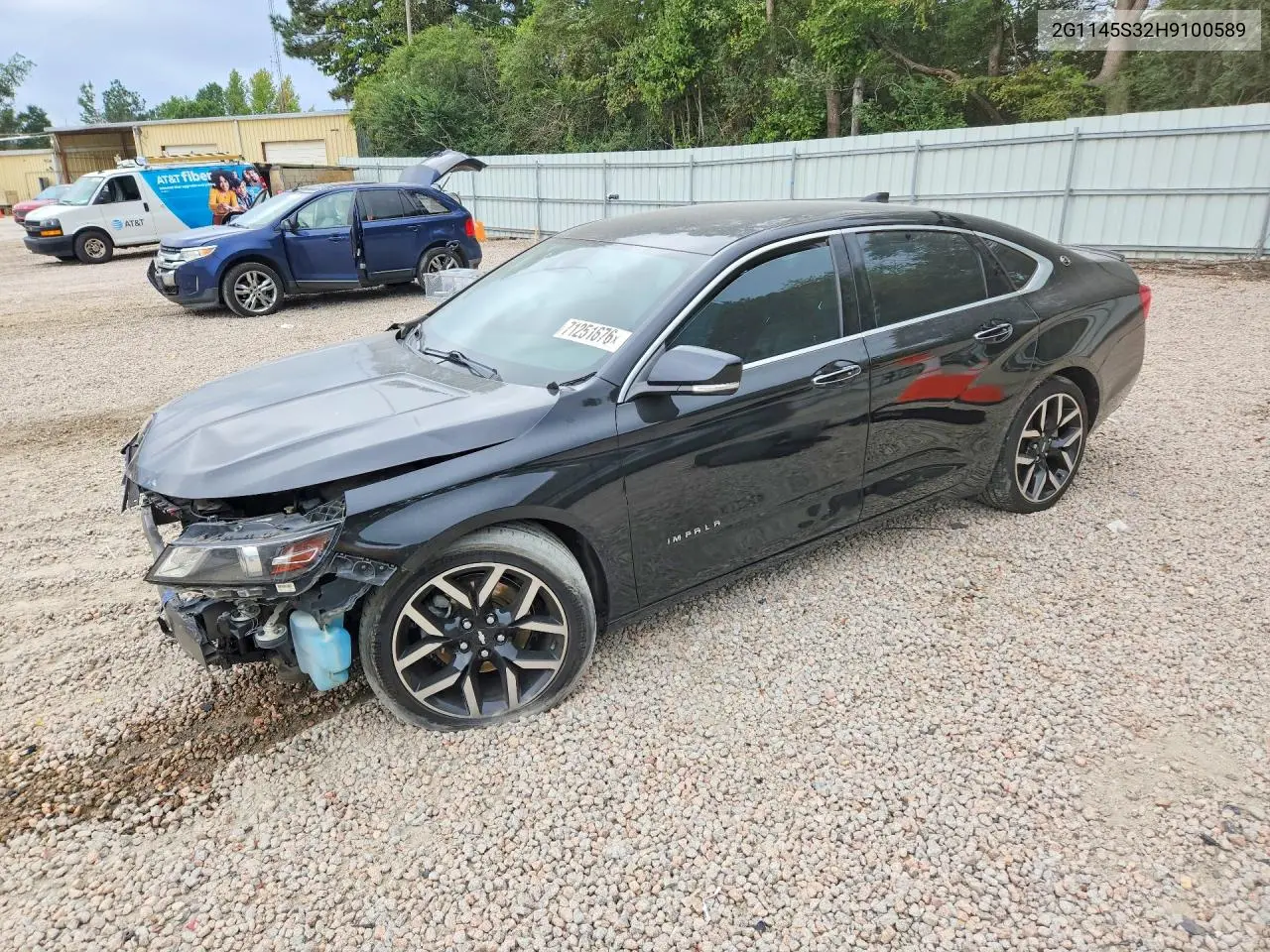 CHEVROLET IMPALA 2017, VIN 2G1145S32H9100589