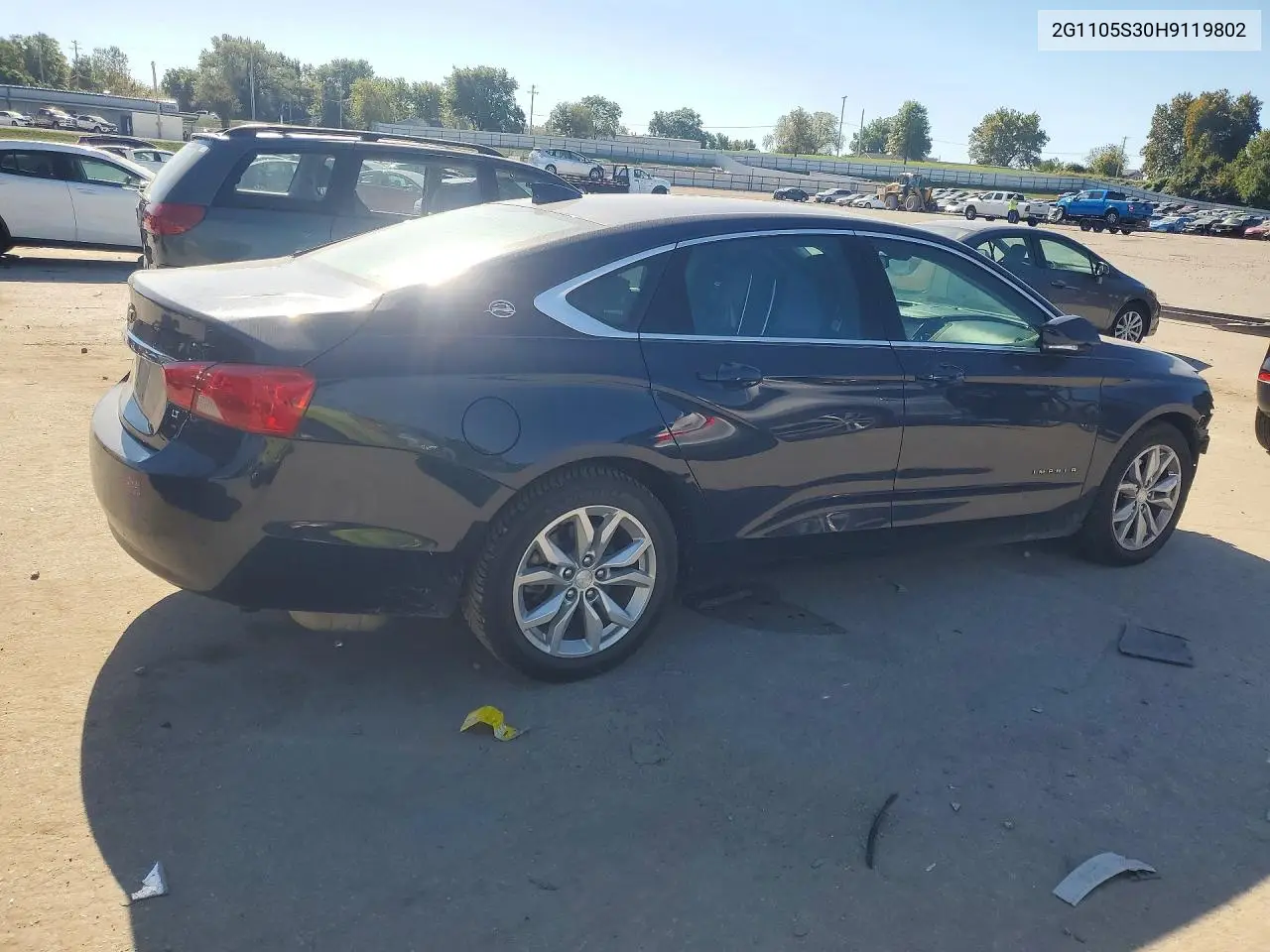 2017 CHEVROLET IMPALA VIN 2G1105S30H9119802 — фото 3