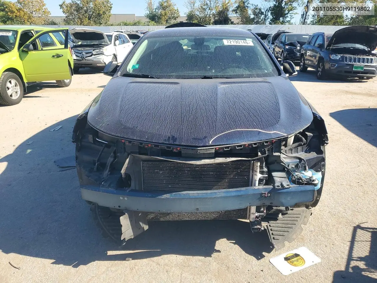 2017 CHEVROLET IMPALA VIN 2G1105S30H9119802 — фото 5