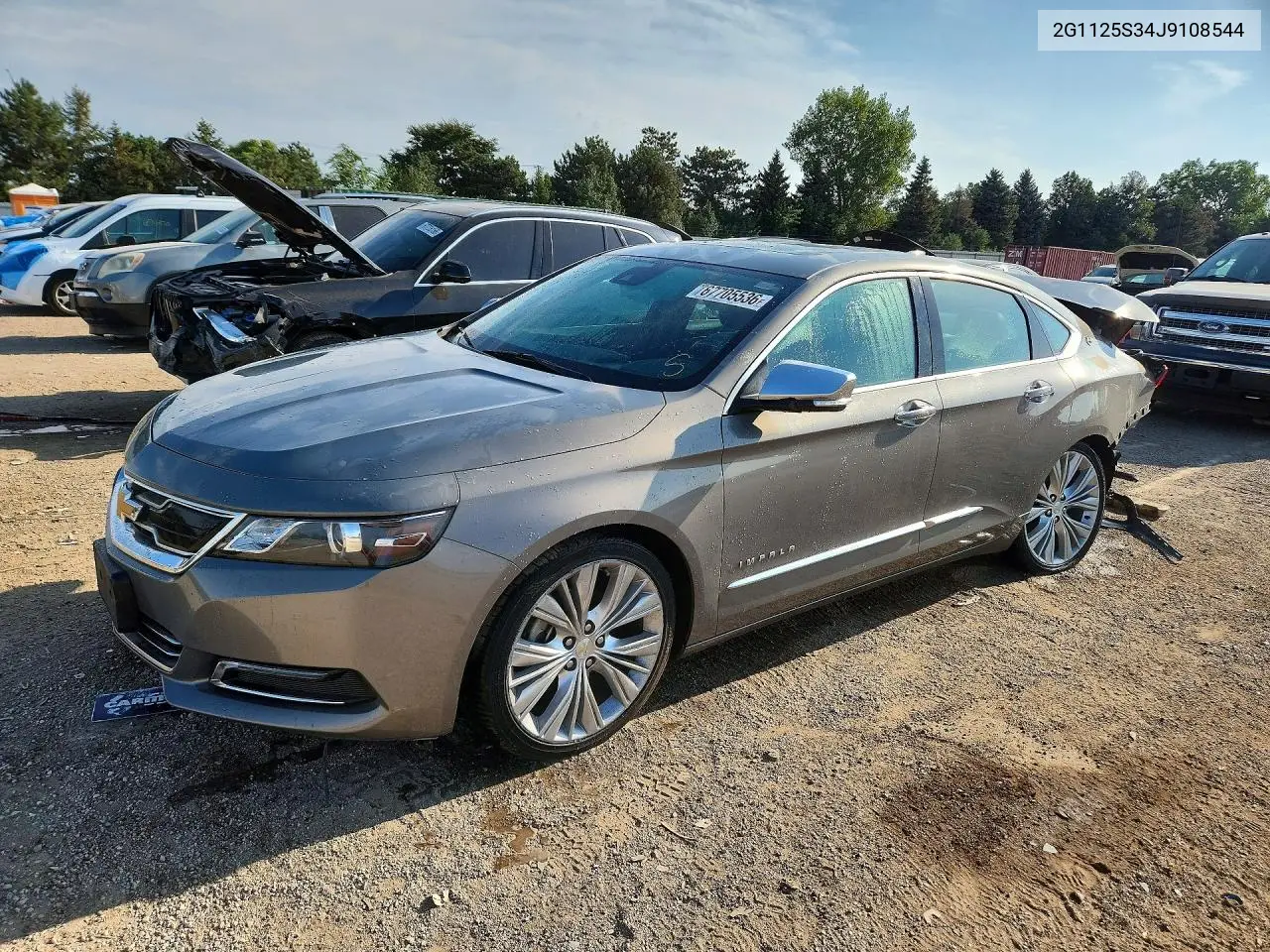 CHEVROLET IMPALA 2018, VIN 2G1125S34J9108544