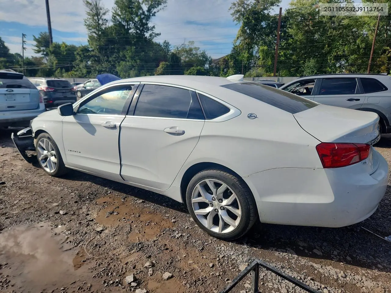 2018 CHEVROLET IMPALA VIN 2G1105S32J9113764 — фото 2
