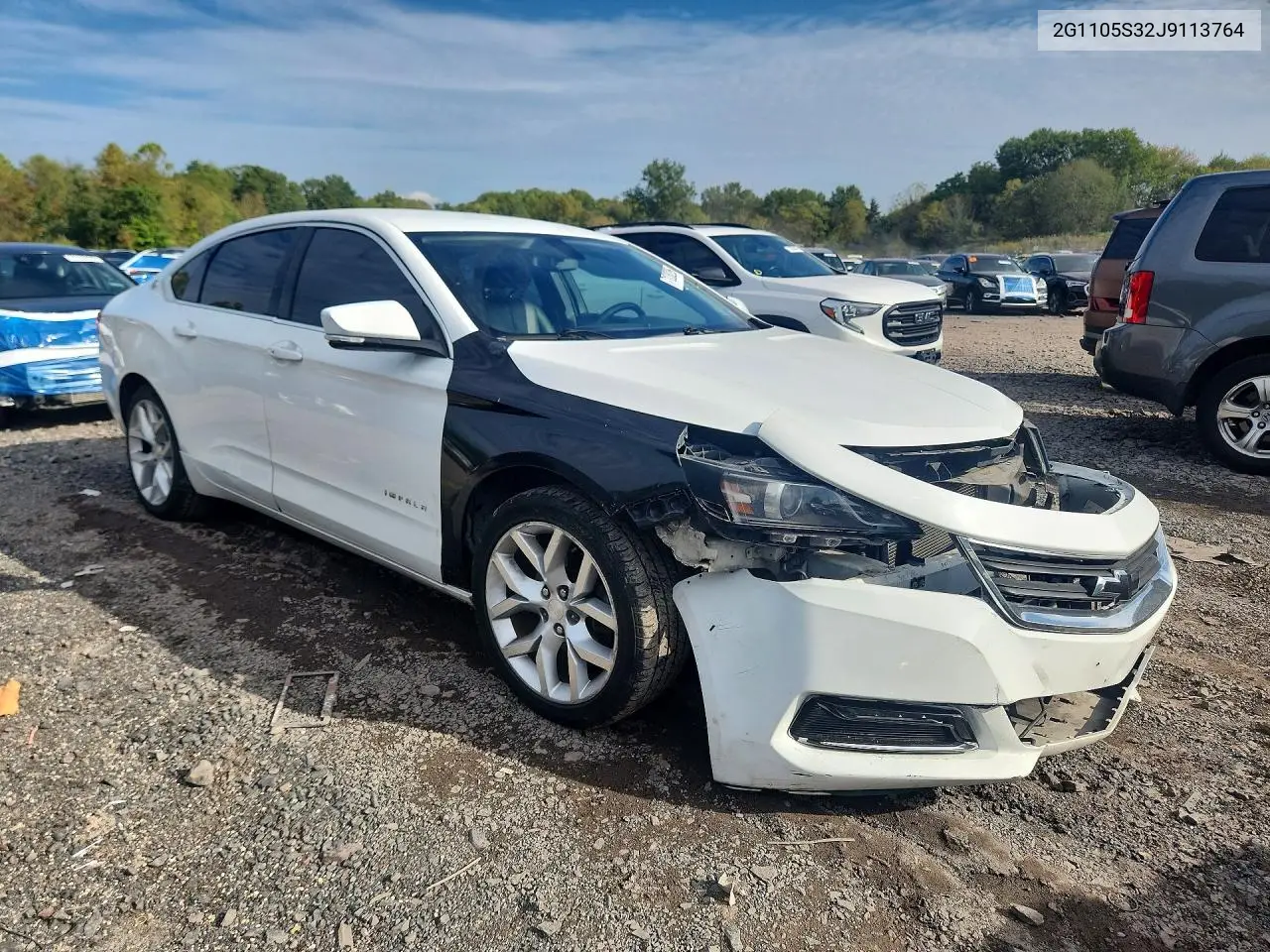 2018 CHEVROLET IMPALA VIN 2G1105S32J9113764 — фото 4