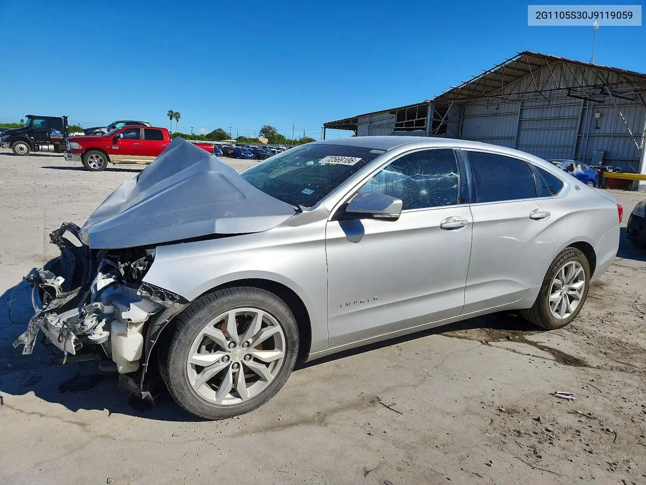 CHEVROLET IMPALA 2018, VIN 2G1105S30J9119059