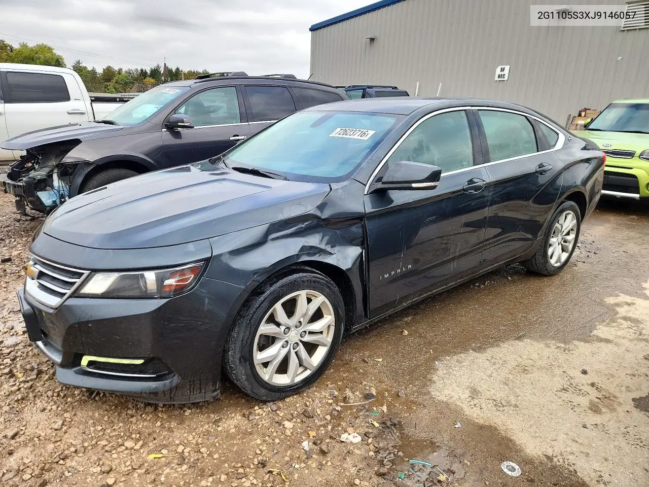 CHEVROLET IMPALA 2018, VIN 2G1105S3XJ9146057