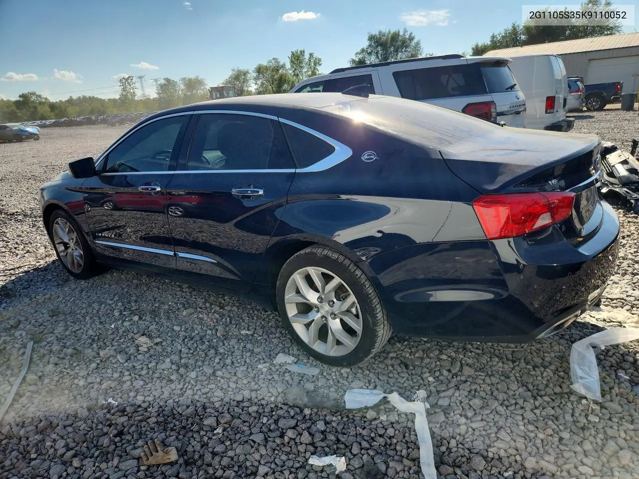 2019 CHEVROLET IMPALA VIN 2G1105S35K9110052 — фото 2