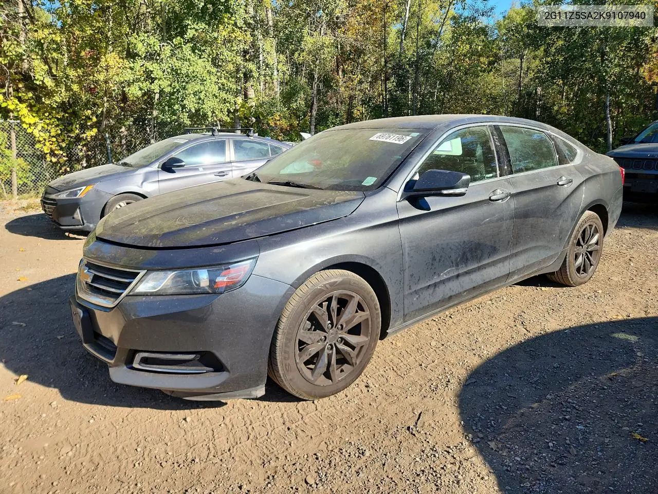 CHEVROLET IMPALA 2019, VIN 2G11Z5SA2K9107940