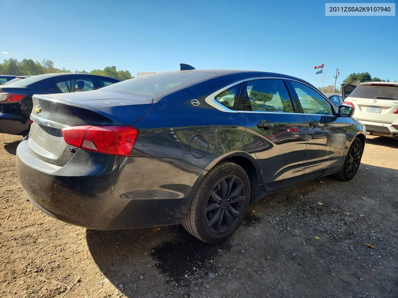 2019 CHEVROLET IMPALA VIN 2G11Z5SA2K9107940 — фото 3