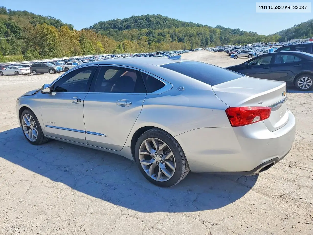 2019 CHEVROLET IMPALA VIN 2G1105S37K9133087 — фото 2