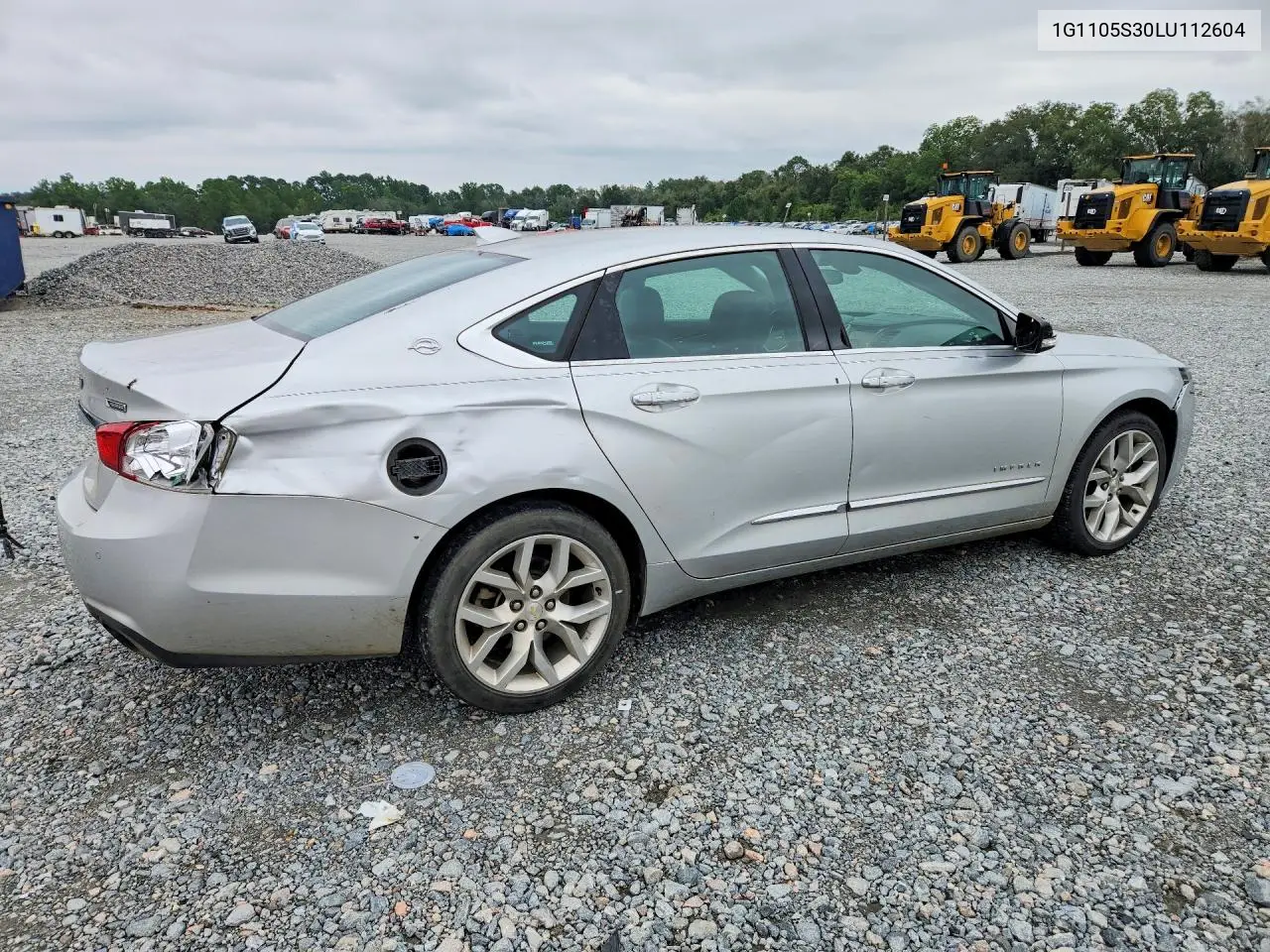 2020 CHEVROLET IMPALA VIN 1G1105S30LU112604 — фото 3