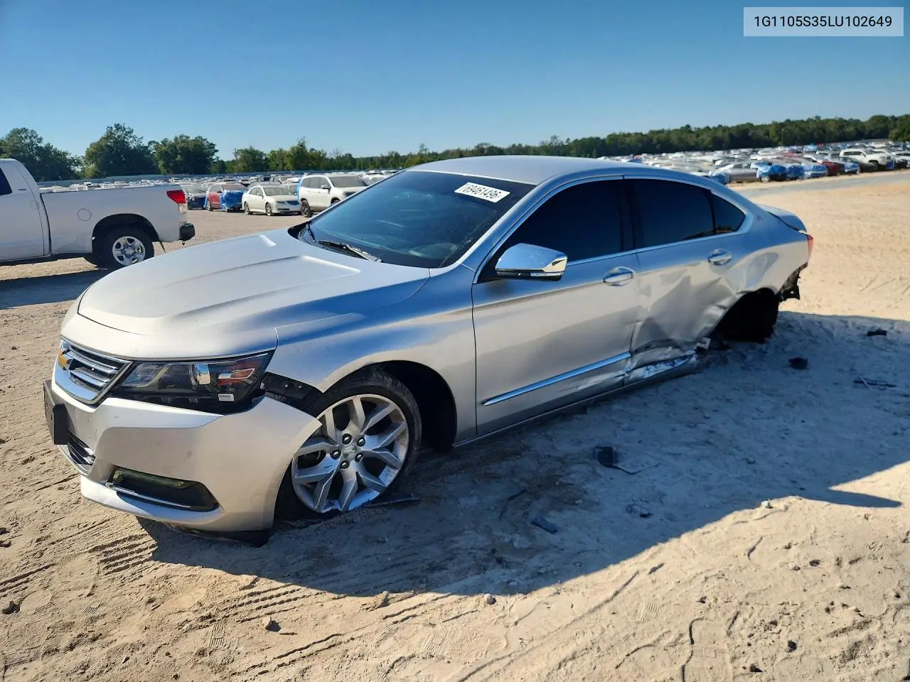 CHEVROLET IMPALA 2020, VIN 1G1105S35LU102649