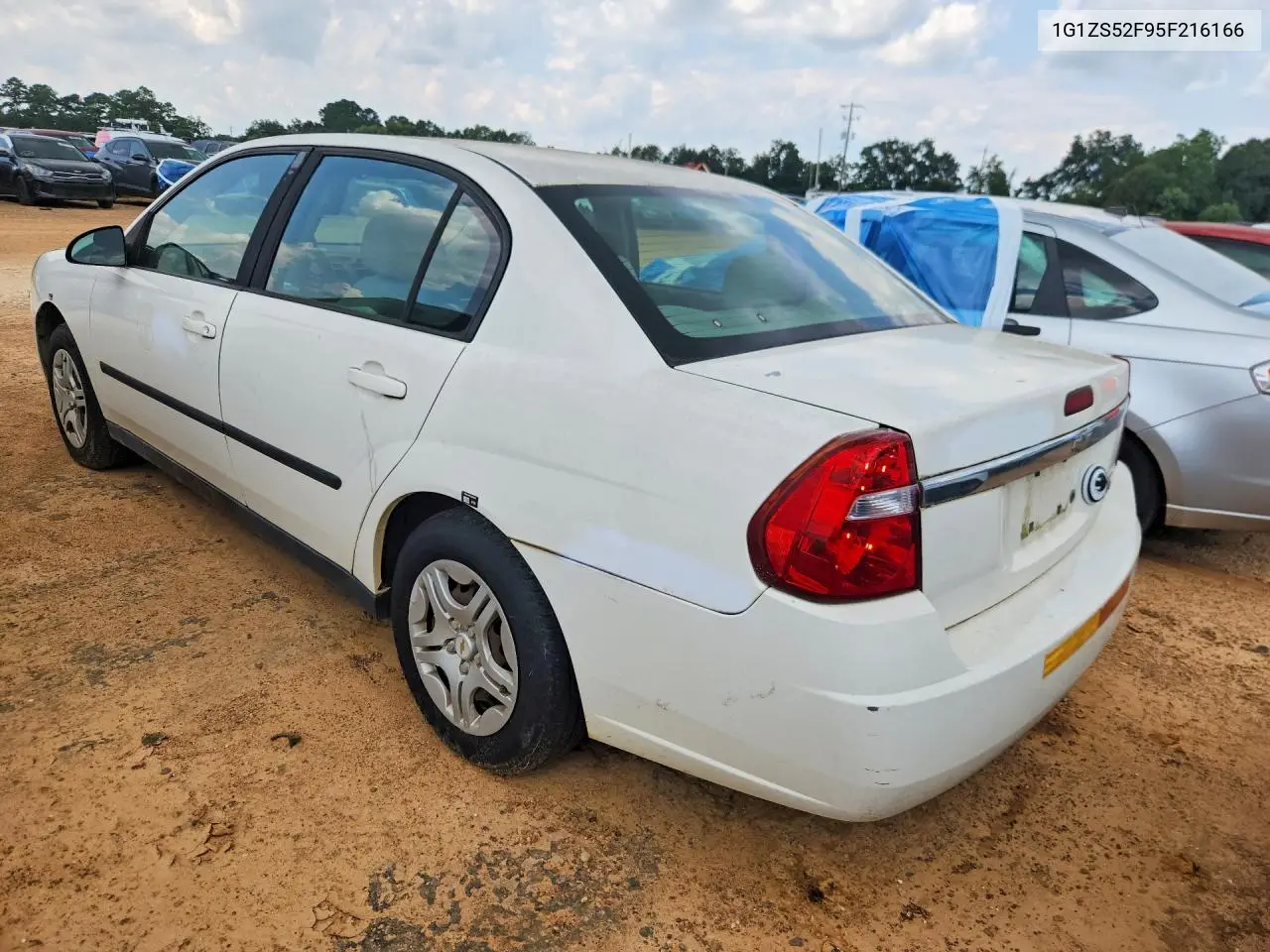 2005 CHEVROLET MALIBU VIN 1G1ZS52F95F216166 — фото 2