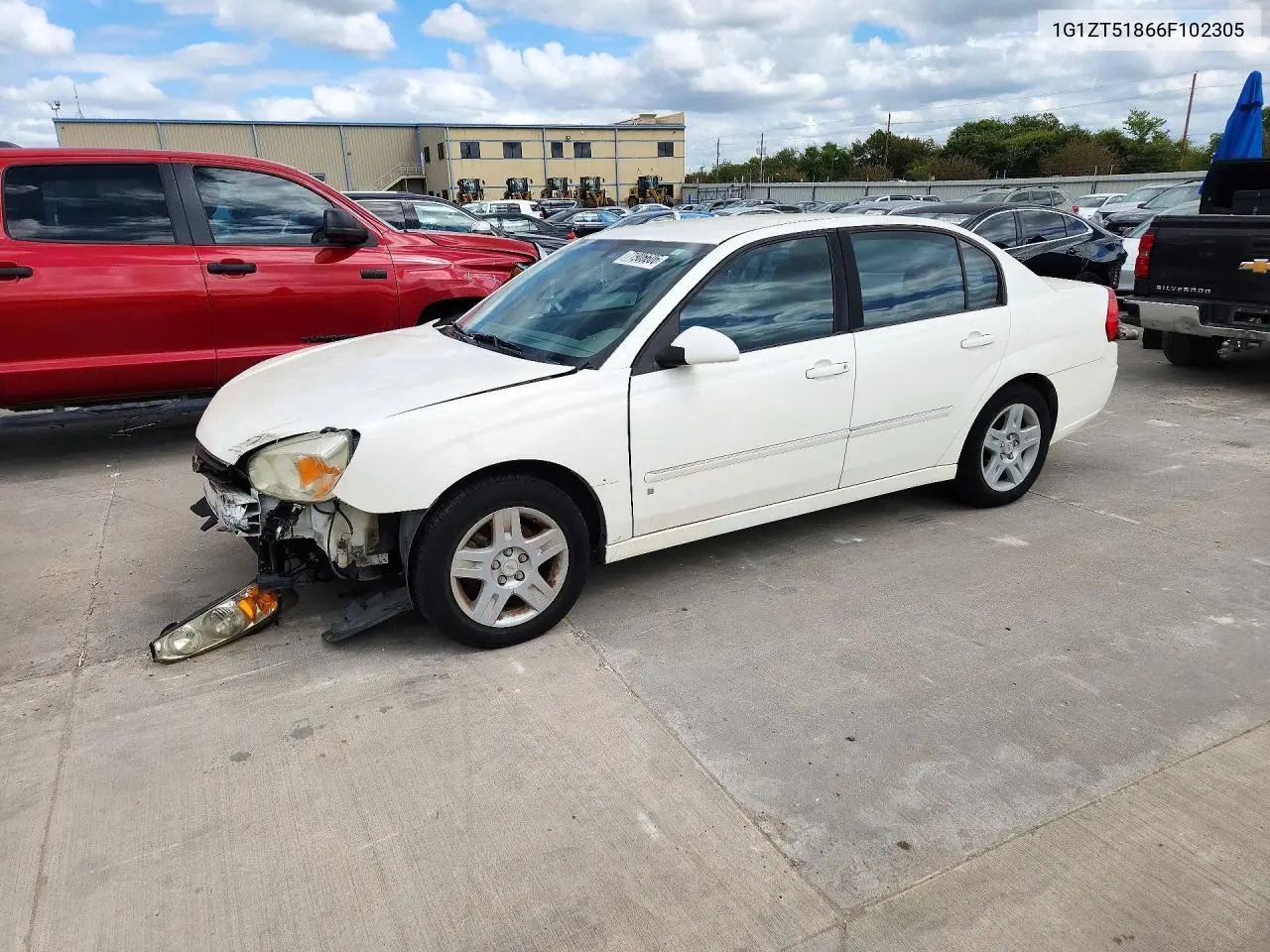 CHEVROLET MALIBU 2006, VIN 1G1ZT51866F102305