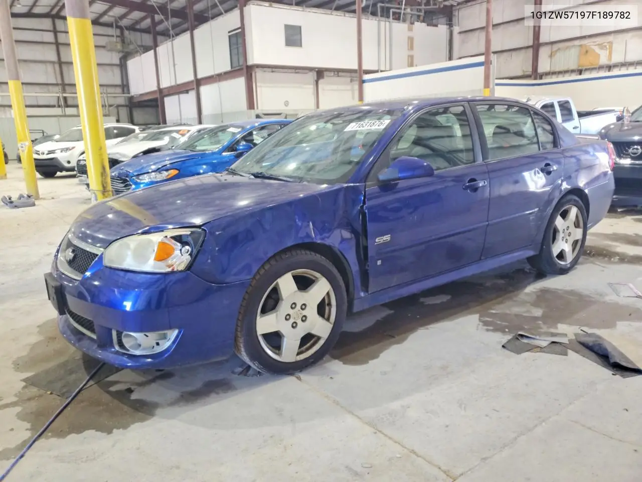 CHEVROLET MALIBU 2007, VIN 1G1ZW57197F189782