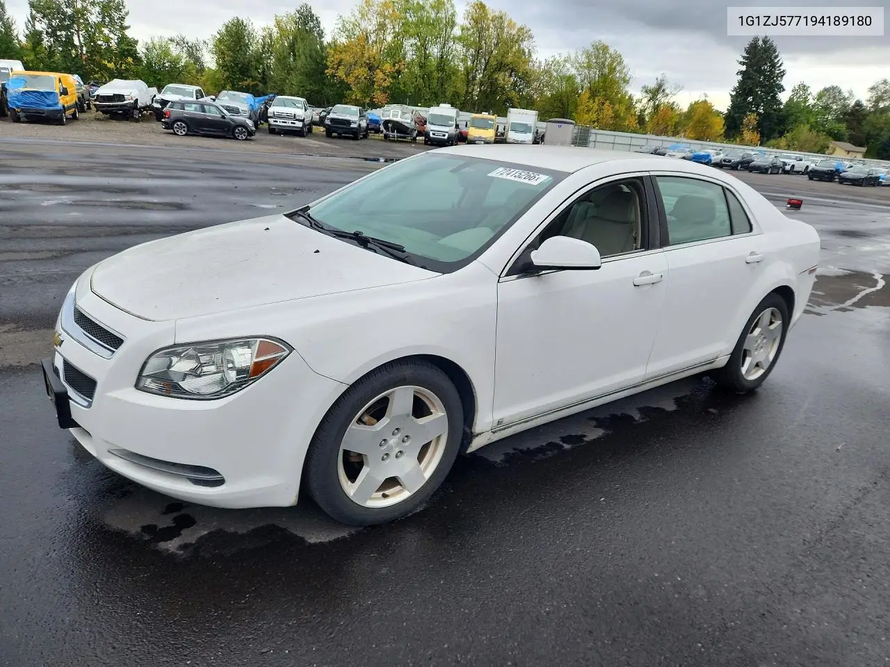CHEVROLET MALIBU 2009, VIN 1G1ZJ577194189180