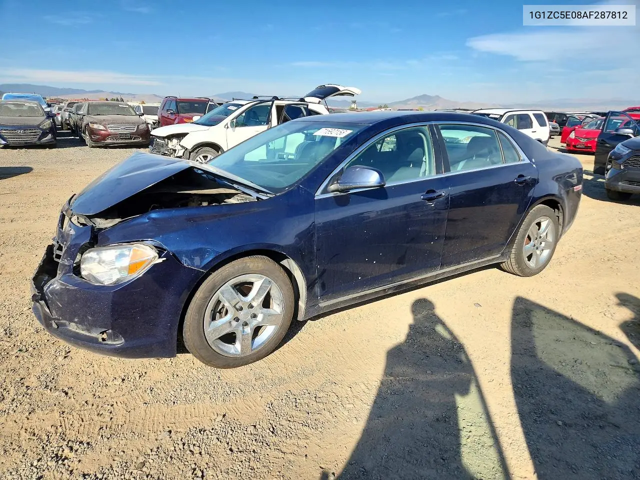 CHEVROLET MALIBU 2010, VIN 1G1ZC5E08AF287812