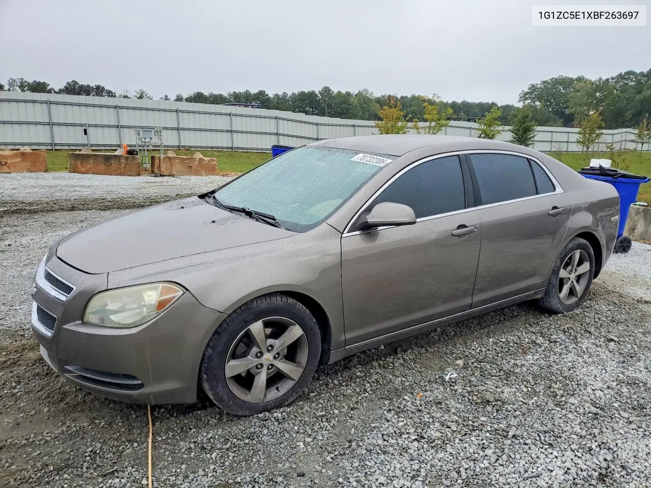 CHEVROLET MALIBU 2011, VIN 1G1ZC5E1XBF263697