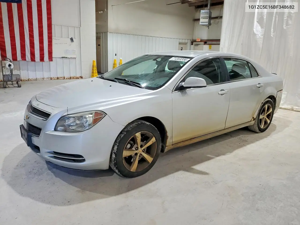 CHEVROLET MALIBU 2011, VIN 1G1ZC5E16BF348682
