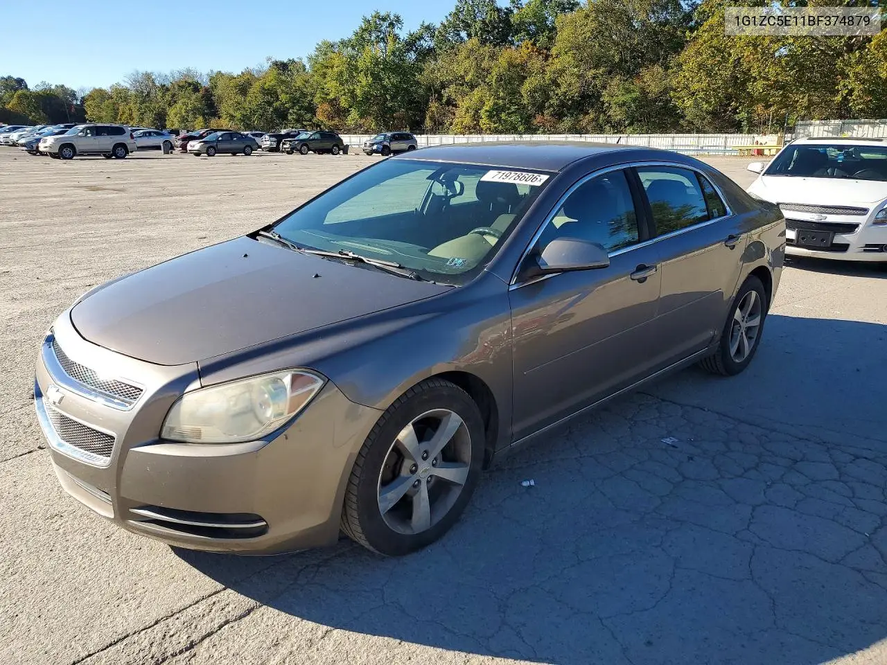 CHEVROLET MALIBU 2011, VIN 1G1ZC5E11BF374879