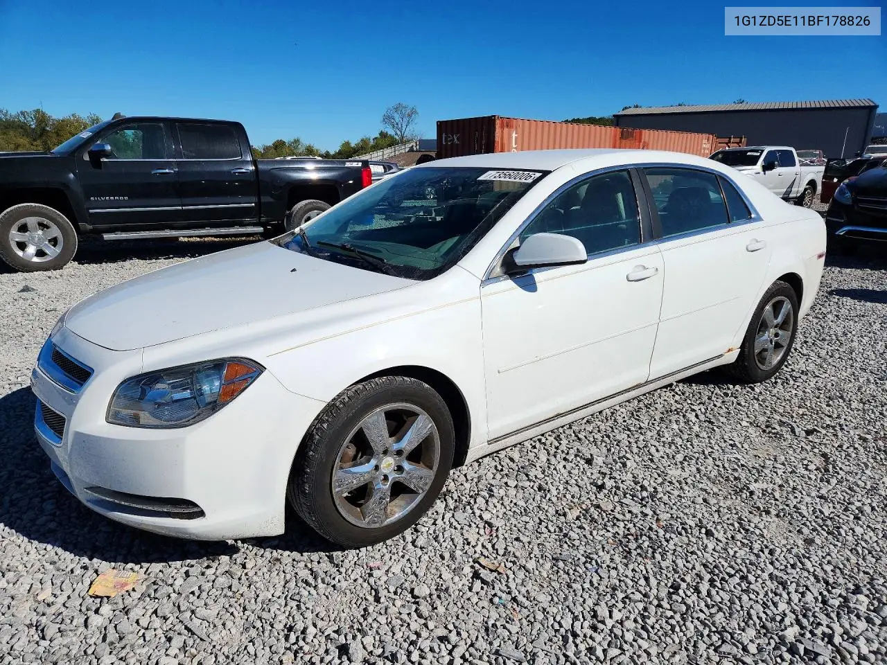 CHEVROLET MALIBU 2011, VIN 1G1ZD5E11BF178826