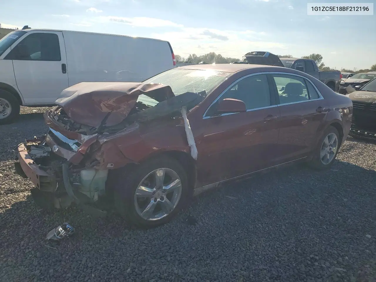CHEVROLET MALIBU 2011, VIN 1G1ZC5E18BF212196