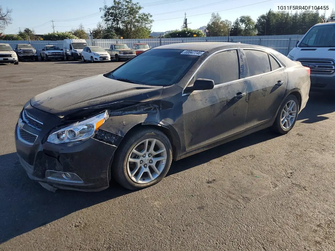 CHEVROLET MALIBU 2013, VIN 1G11F5RR4DF104455