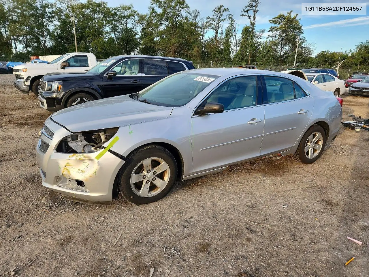 CHEVROLET MALIBU 2013, VIN 1G11B5SA2DF124557