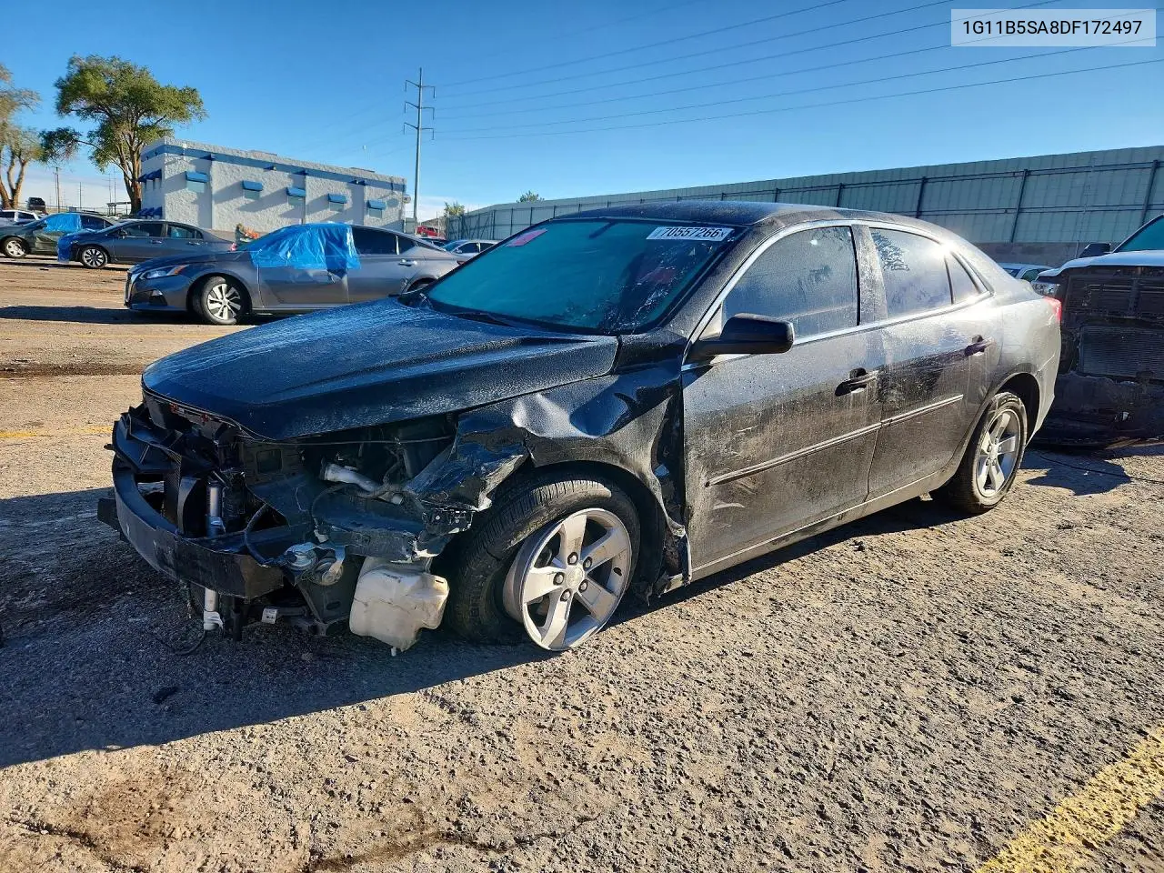 CHEVROLET MALIBU 2013, VIN 1G11B5SA8DF172497