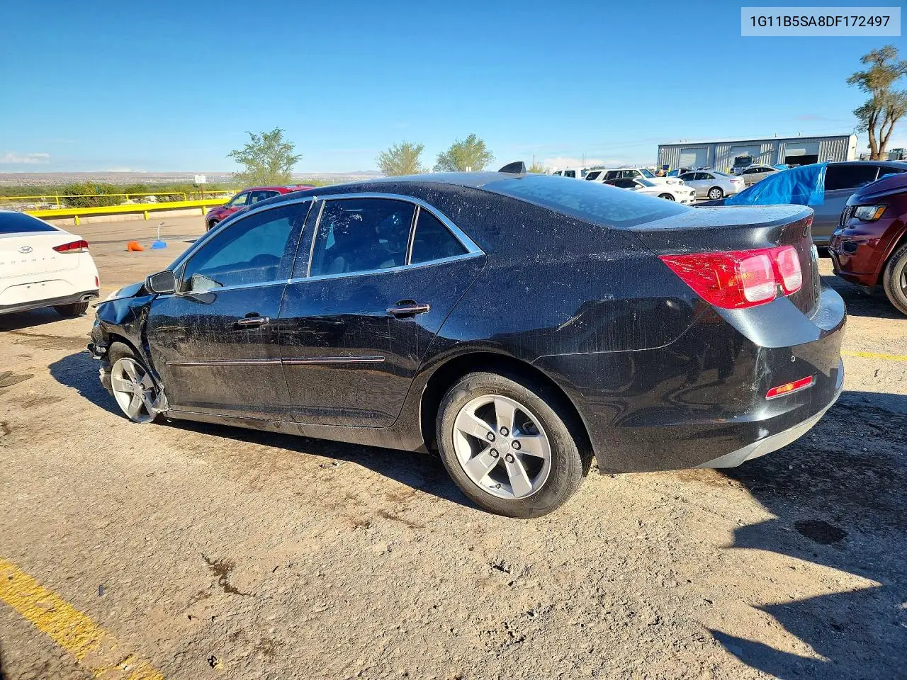 2013 CHEVROLET MALIBU VIN 1G11B5SA8DF172497 — фото 2