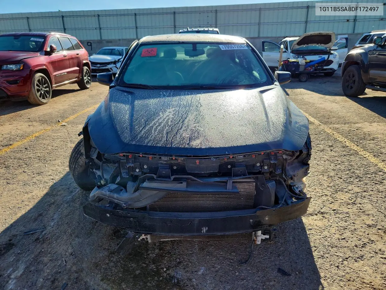 2013 CHEVROLET MALIBU VIN 1G11B5SA8DF172497 — фото 5