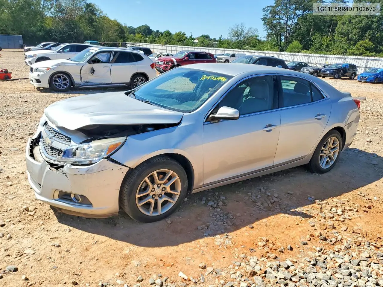 CHEVROLET MALIBU 2013, VIN 1G11F5RR4DF102673