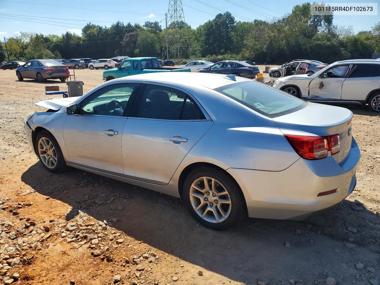 2013 CHEVROLET MALIBU VIN 1G11F5RR4DF102673 — фото 2
