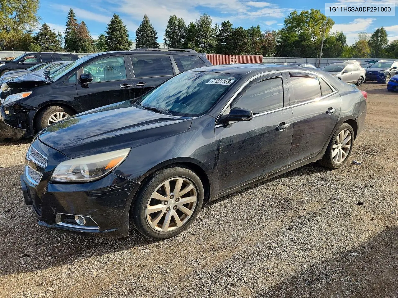 CHEVROLET MALIBU 2013, VIN 1G11H5SA0DF291000