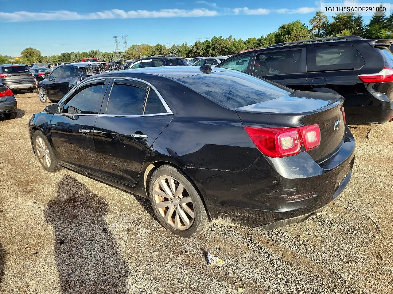 2013 CHEVROLET MALIBU VIN 1G11H5SA0DF291000 — фото 2