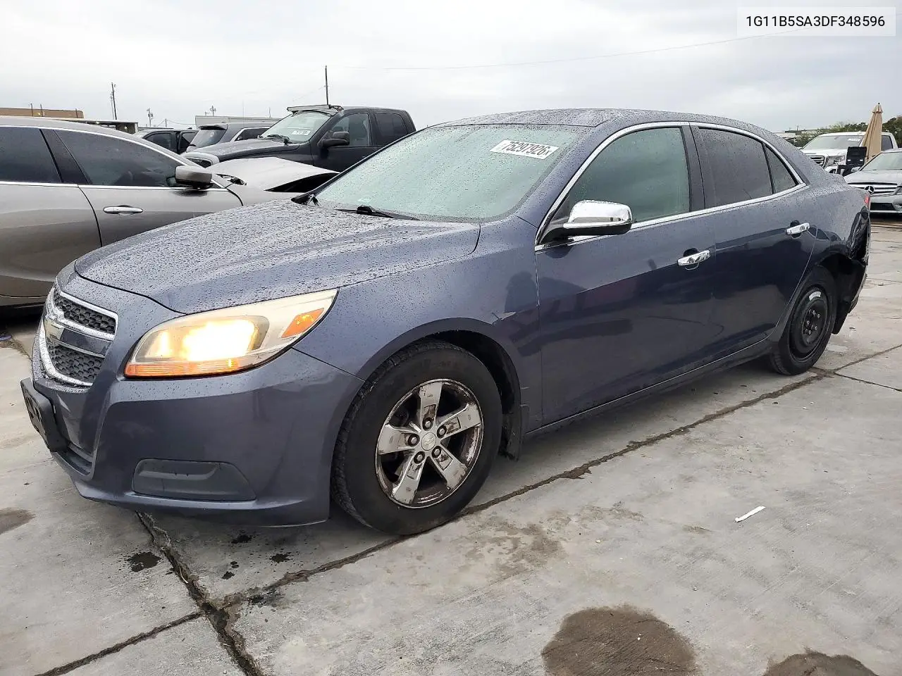 CHEVROLET MALIBU 2013, VIN 1G11B5SA3DF348596