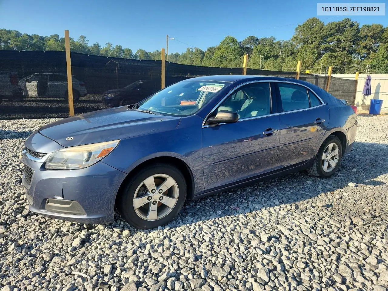 CHEVROLET MALIBU 2014, VIN 1G11B5SL7EF198821