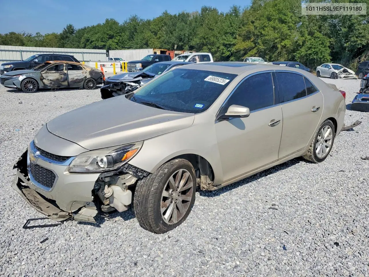 CHEVROLET MALIBU 2014, VIN 1G11H5SL9EF119180