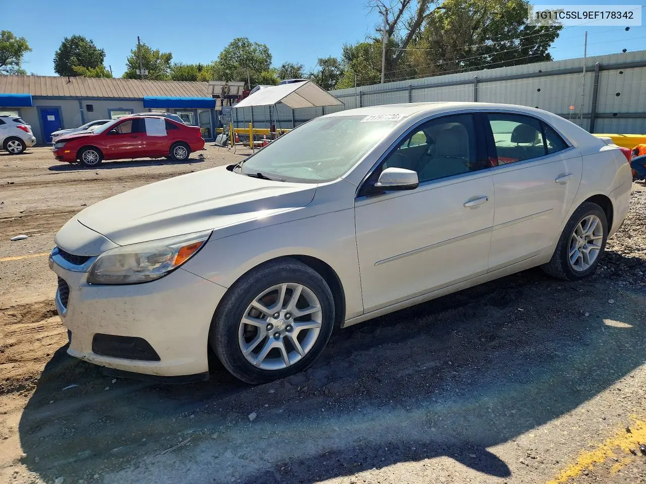 CHEVROLET MALIBU 2014, VIN 1G11C5SL9EF178342