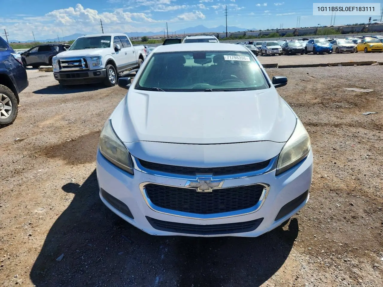 2014 CHEVROLET MALIBU VIN 1G11B5SL0EF183111 — фото 5