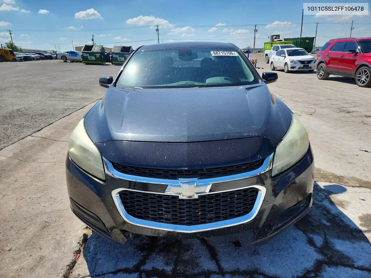 2015 CHEVROLET MALIBU VIN 1G11C5SL2FF106478 — фото 5