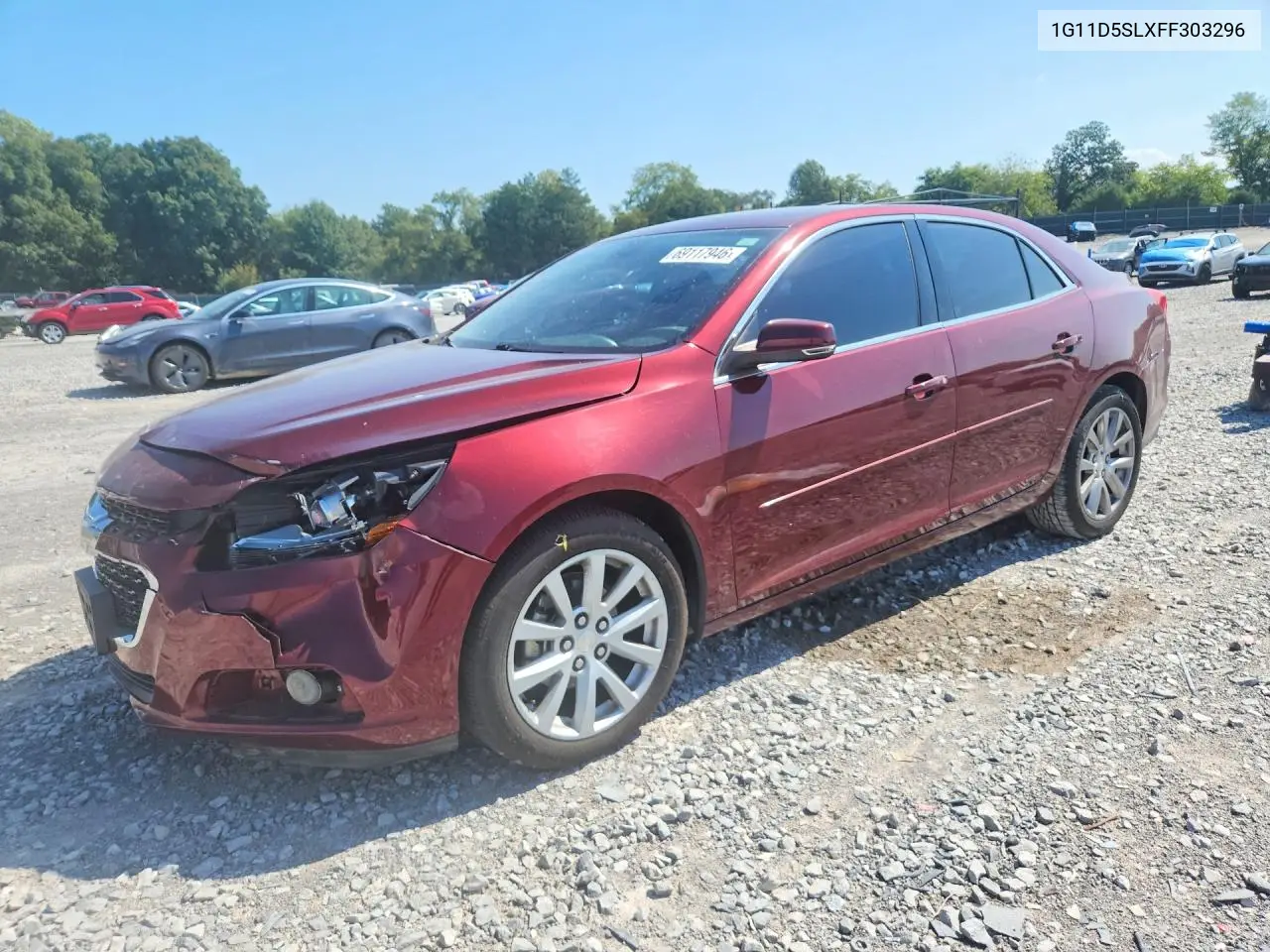 CHEVROLET MALIBU 2015, VIN 1G11D5SLXFF303296