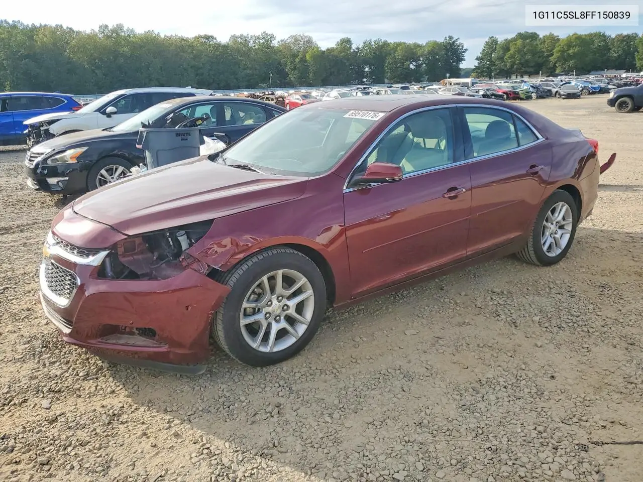 CHEVROLET MALIBU 2015, VIN 1G11C5SL8FF150839