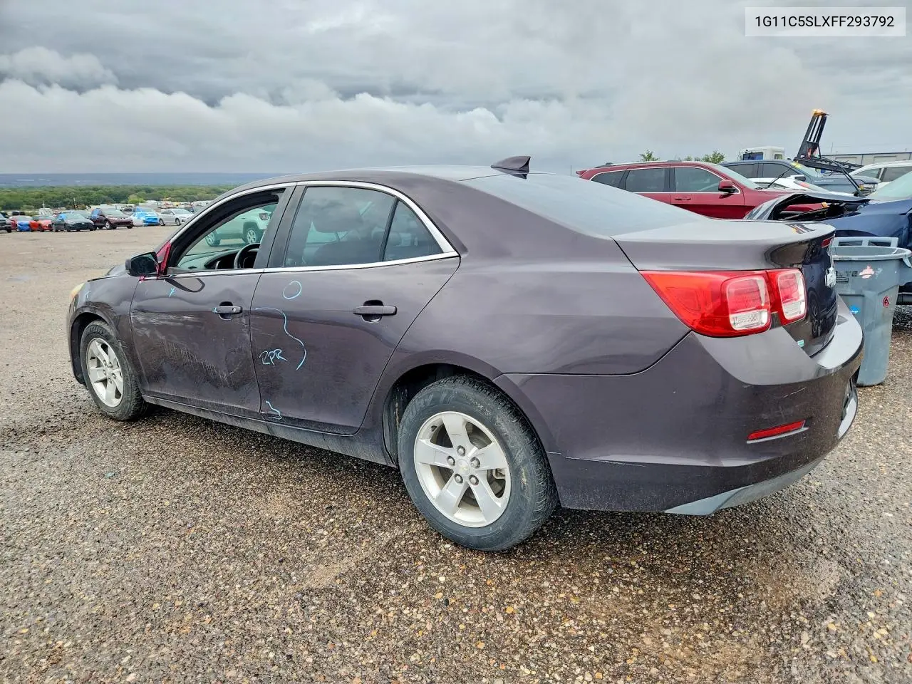 2015 CHEVROLET MALIBU VIN 1G11C5SLXFF293792 — фото 2
