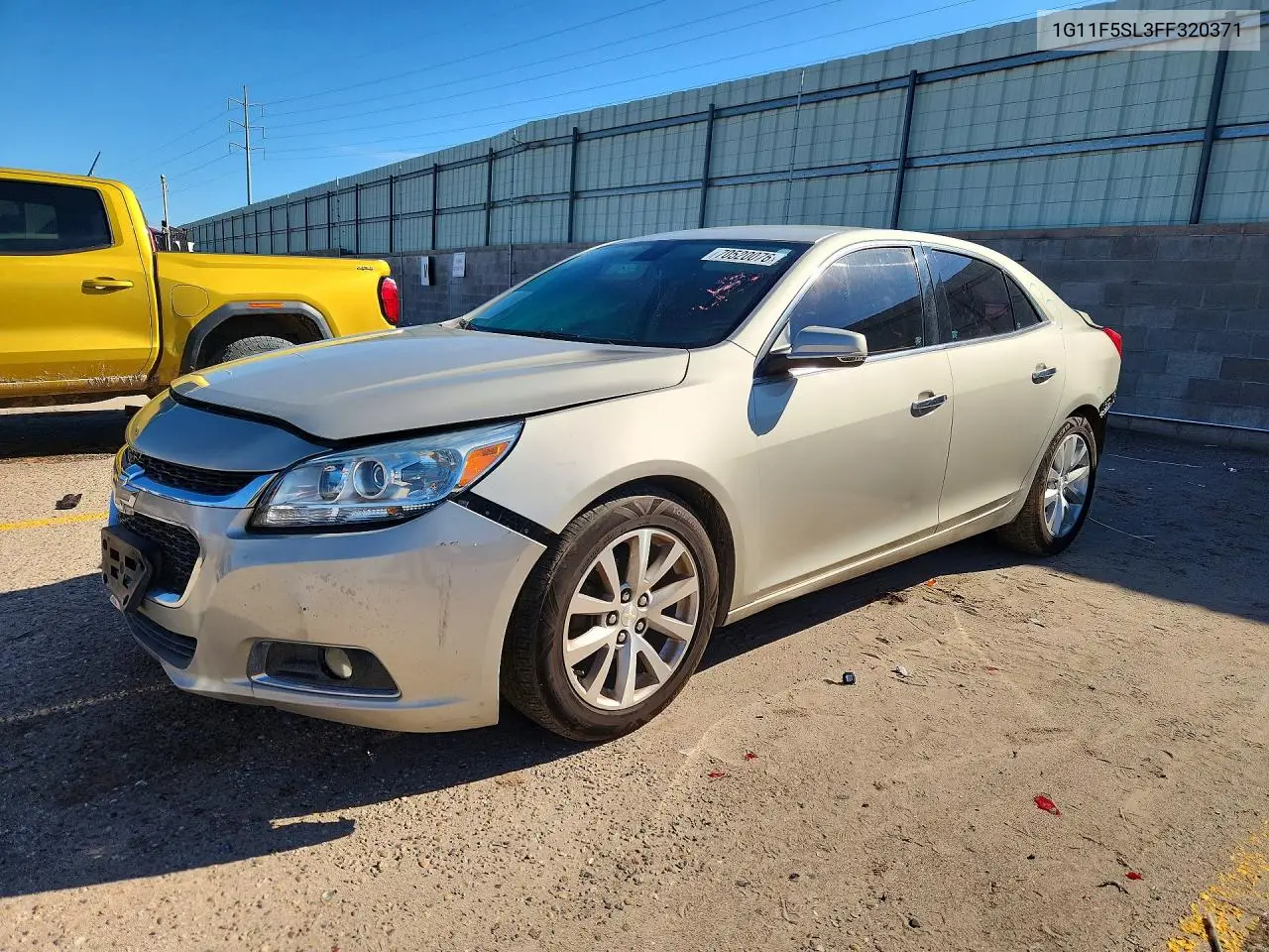 CHEVROLET MALIBU 2015, VIN 1G11F5SL3FF320371