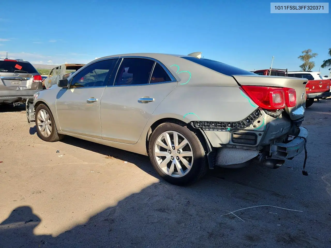 2015 CHEVROLET MALIBU VIN 1G11F5SL3FF320371 — фото 2