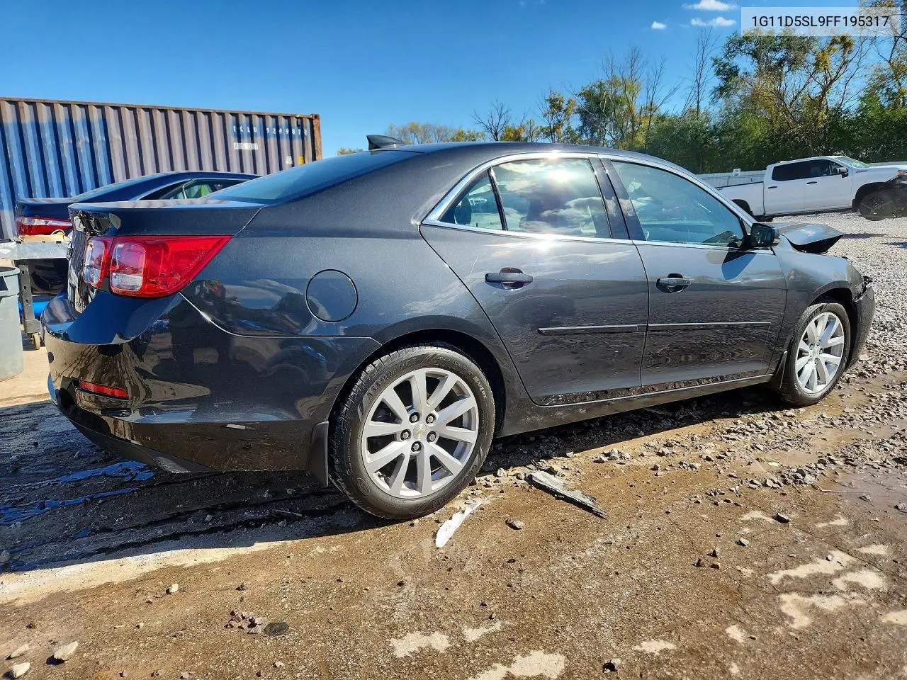 2015 CHEVROLET MALIBU VIN 1G11D5SL9FF195317 — фото 3
