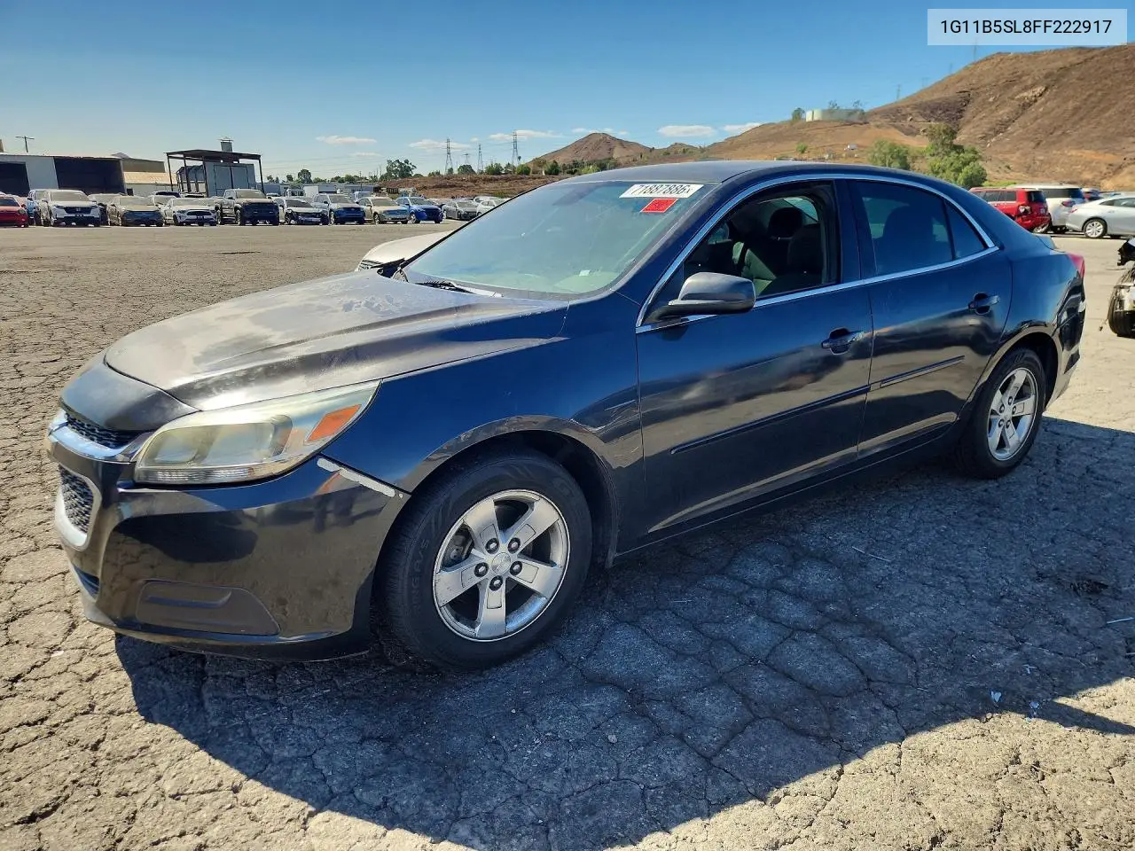 CHEVROLET MALIBU 2015, VIN 1G11B5SL8FF222917